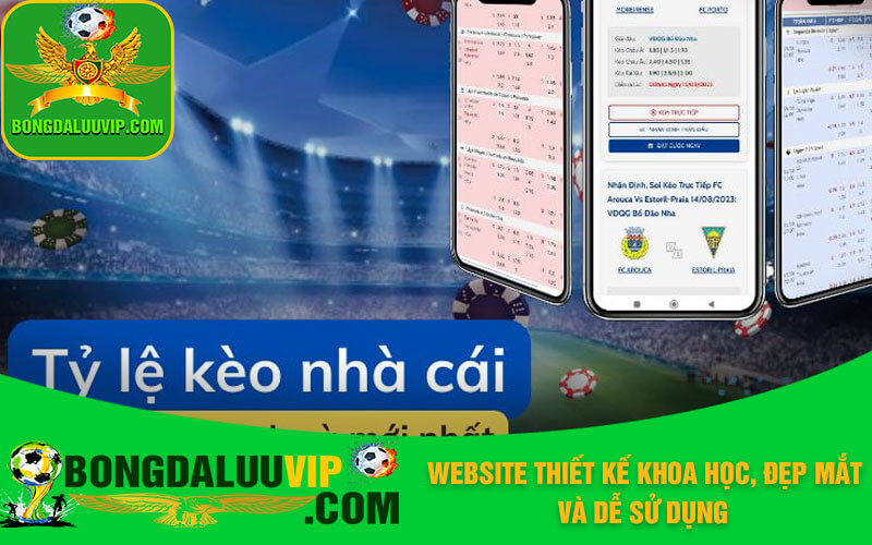 Website thiết kế khoa học, đẹp mắt và dễ sử dụng