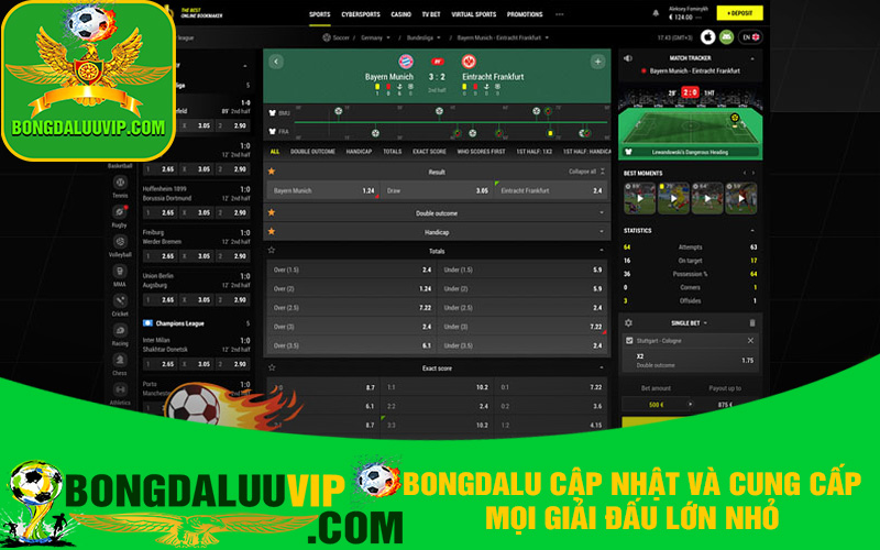 Bongdalu cập nhật và cung cấp thông tin của mọi giải đấu lớn nhỏ trên thế giới