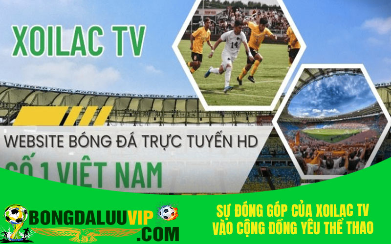 Sự đóng góp của Xoilac TV vào cộng đồng yêu thể thao
